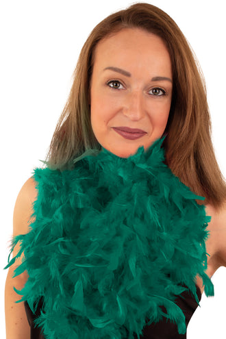 PartyXplosion Boa smaragd groen 180 cm. 50 gr.