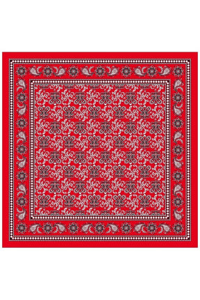 PartyXplosion Boeren zakdoek met waaier motief 63X63cm