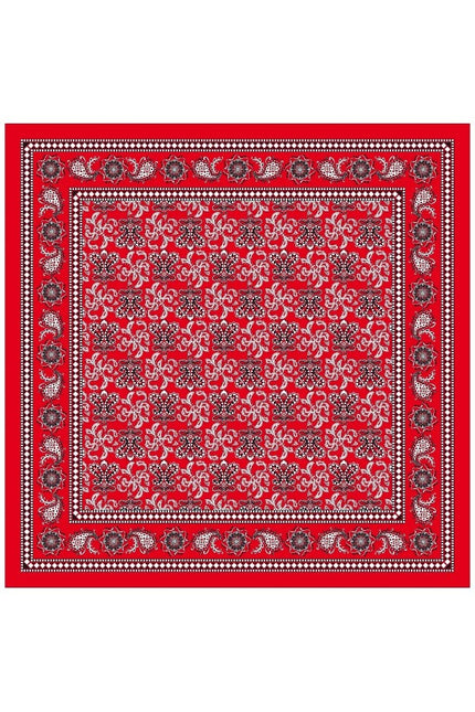 PartyXplosion Boeren zakdoek met waaier motief 63X63cm