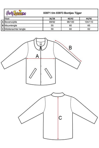 PartyXplosion Bontjas Curly wit