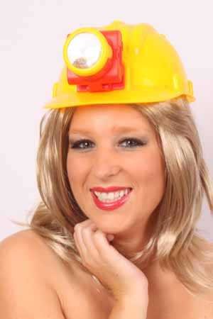 PartyXplosion Bouwhelm met lamp