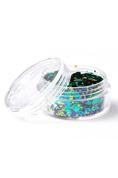 PartyXplosion Chunky Glitters Pauw 8 ml Superstar