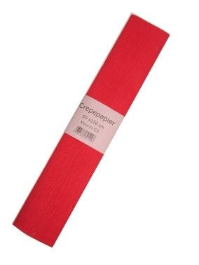 PartyXplosion Crêpe papier in knalrode kleur