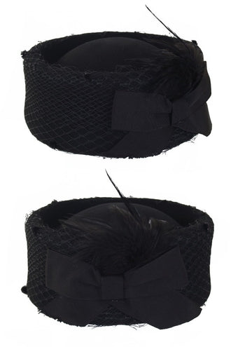 PartyXplosion Dameshoed wolvilt zwart hoog model