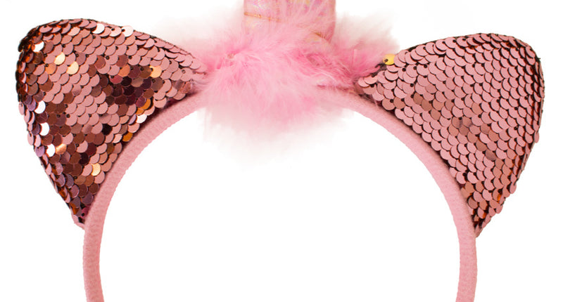 PartyXplosion Diadeem Eenhoorn glitter roze