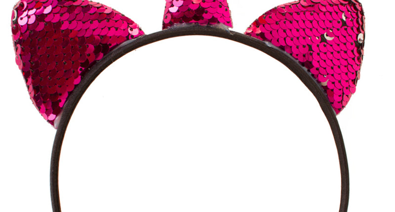 PartyXplosion Diadeem Eenhoorn pailletten roze