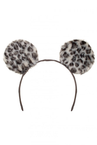 PartyXplosion Diadeem grote pluche oren panter