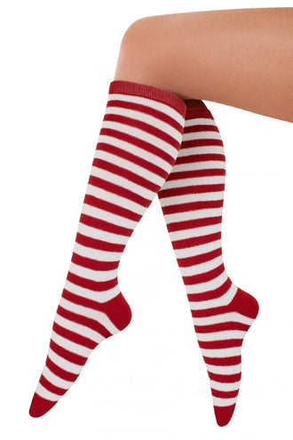 PartyXplosion Doruskousen rood/wit 35/42