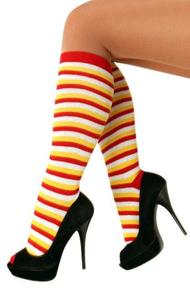 PartyXplosion Doruskousen rood/wit/geel one size