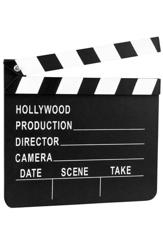 PartyXplosion Filmklapper Clapperboard Hollywood 18x20 cm
