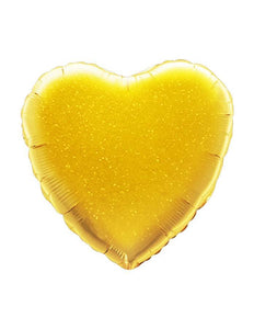 PartyXplosion Folie ballon hart goud  nr. 18 45.7cm