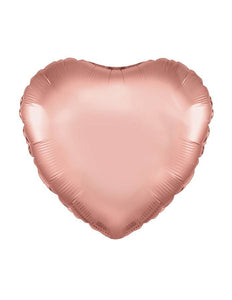PartyXplosion Folie ballon hart roze goud  nr. 18 45.7cm