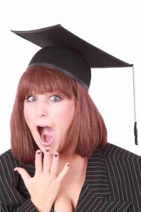 PartyXplosion Geslaagd hoed zwart afgestudeerden