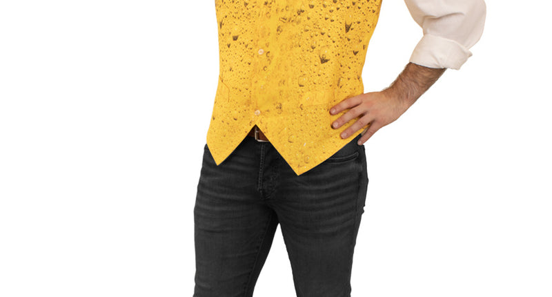 PartyXplosion Gilet bier patroon unisex