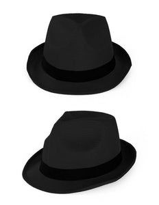 PartyXplosion Gleufhoedje populair zwart