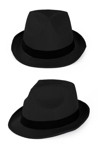 PartyXplosion Gleufhoedje populair zwart