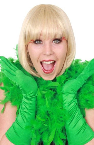 PartyXplosion Groene veren boa populair