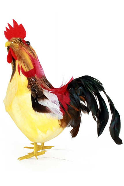 PartyXplosion Haan decoratie 16 cm