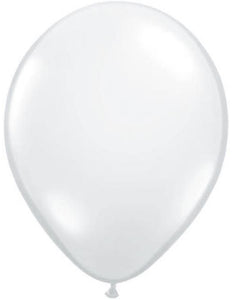 PartyXplosion Helium ballonnen wit