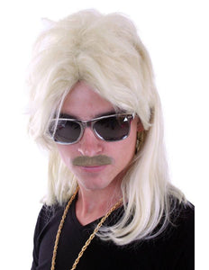 PartyXplosion Herenpruik met matje blond