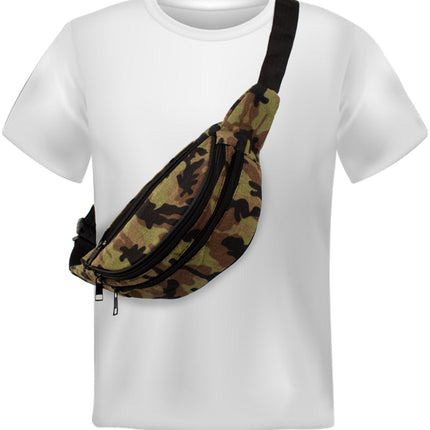 PartyXplosion Heuptasje camouflage