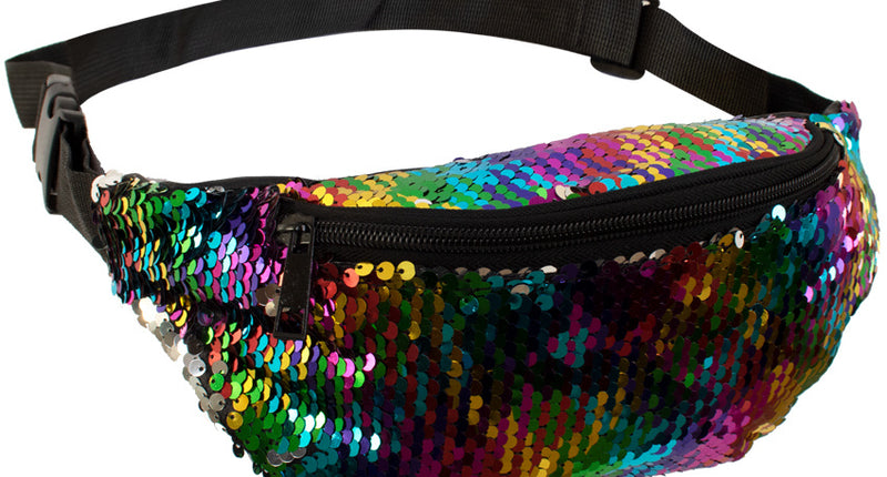 PartyXplosion Heuptasje multicolour met glitters