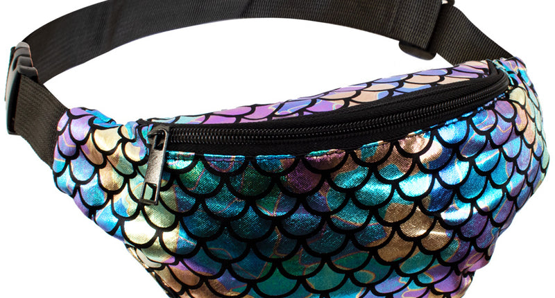 PartyXplosion Heuptasje schubben metallic