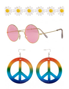 PartyXplosion Hippiesetje 3-delig