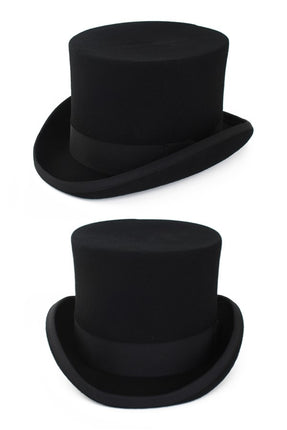 PartyXplosion Hoge hoed wolvilt zwart mt 59