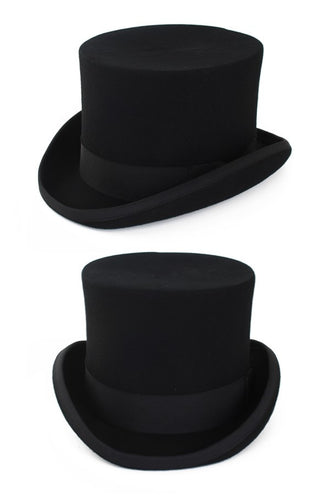 PartyXplosion Hoge hoed wolvilt zwart mt 61