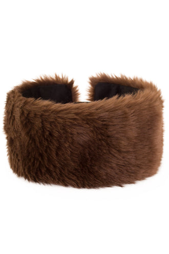 PartyXplosion Hoofdband pluche bruin