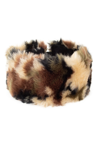 PartyXplosion Hoofdband pluche camouflage