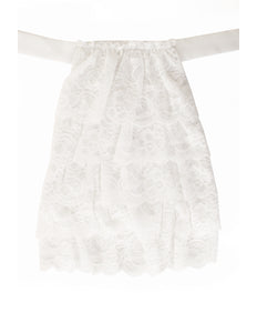 PartyXplosion Jabot kant luxe wit