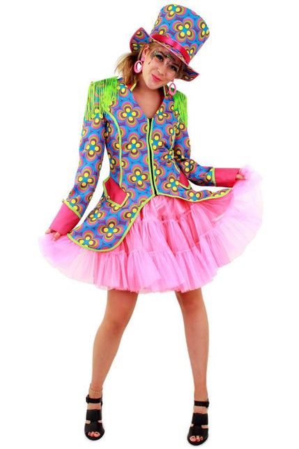 PartyXplosion Jas Flower Power Julia dames