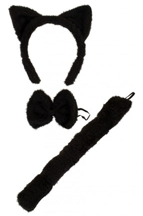 PartyXplosion Katten oren met staart en strik