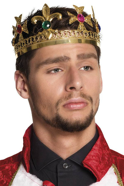 PartyXplosion Koningskroon metaal luxe