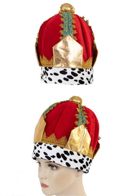 PartyXplosion Koningskroon stof one size