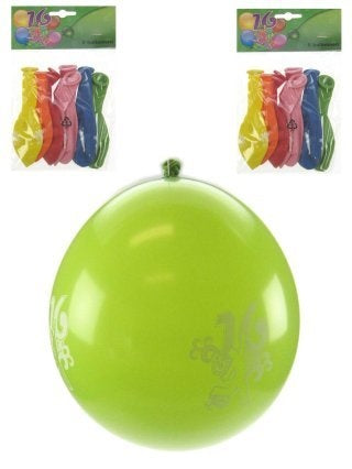 PartyXplosion Leeftijd ballonnen 16 jaar