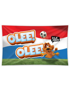 PartyXplosion Loeki Gevelvlag rood wit blauw