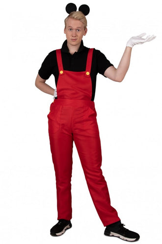 PartyXplosion Loodgieter pak Mickey rood