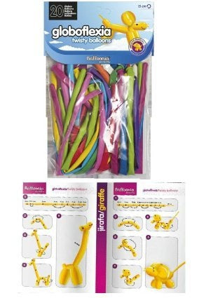 PartyXplosion Luxe modelleerballon met instructieboekje