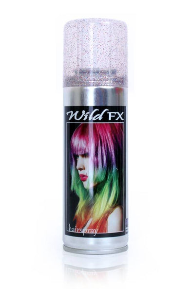 PartyXplosion Multi glitter kleuren haar spray