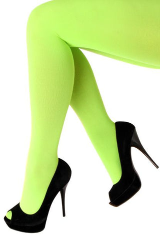 PartyXplosion Panty 60 den microfiber fluor groen one size