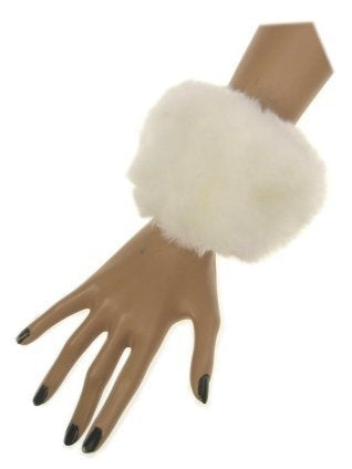 PartyXplosion Plushe polsband wit charleston