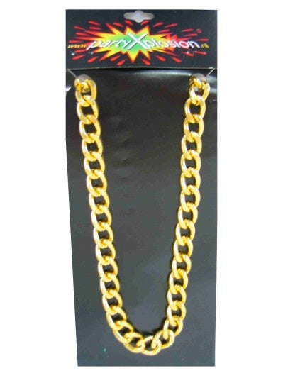 PartyXplosion Pooier ketting goud grof model