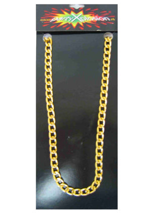 PartyXplosion Pooier ketting nep goud fijn model