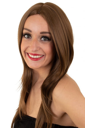 PartyXplosion Pruik Anne bruin