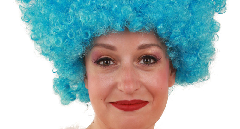 PartyXplosion Pruik Lucy turquoise
