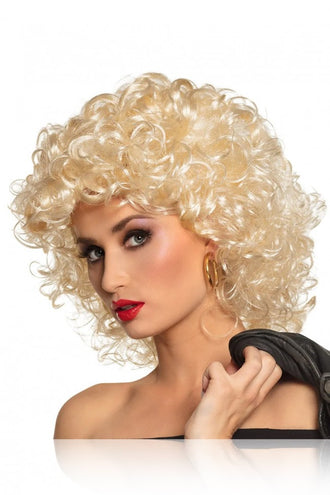 PartyXplosion Pruik Sandy blond