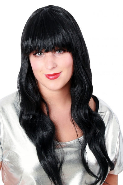 PartyXplosion Pruik sensation longstyle zwart
